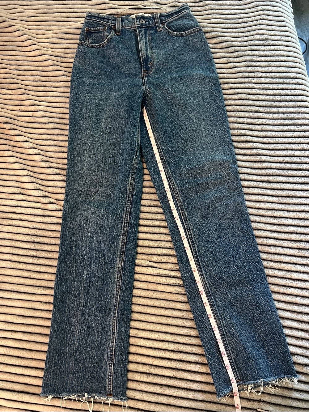 Abercrombie & Fitch The 90s straight ultra high rise